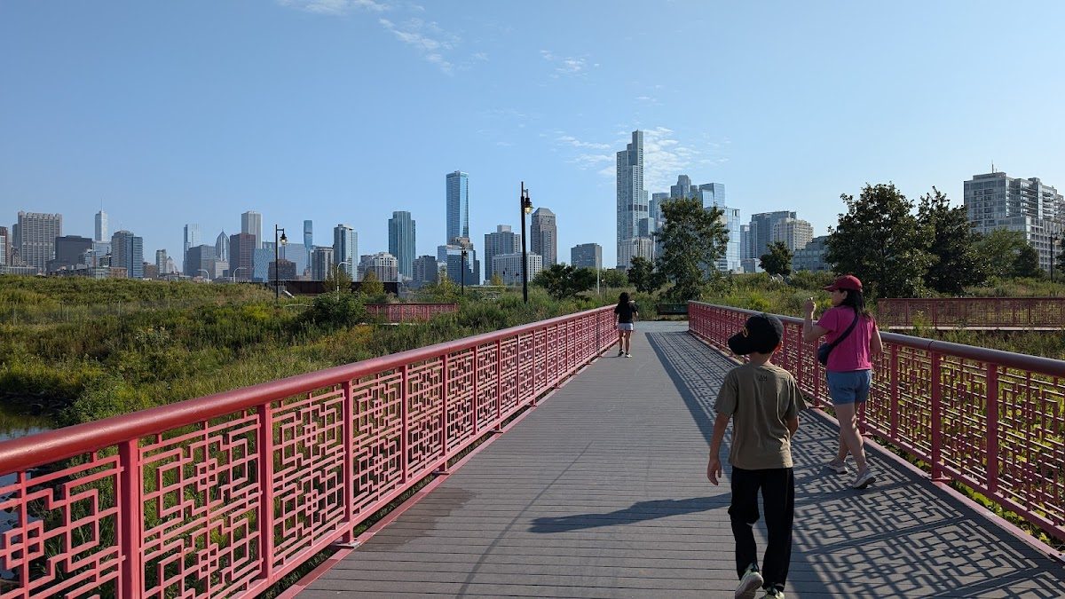 view of Chinatown Exploration  Ping Tom Memorial Park