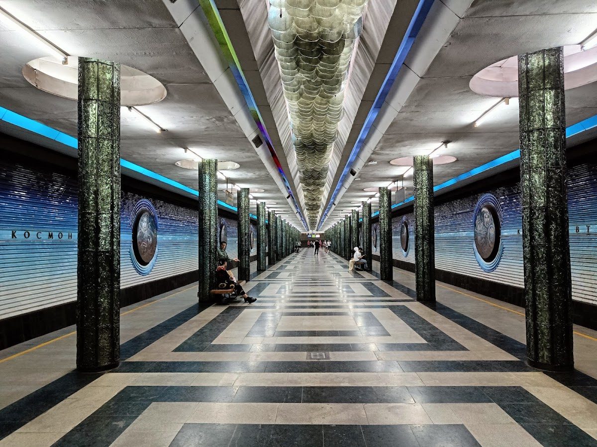 facade of Tashkent Metro Stations Exploration