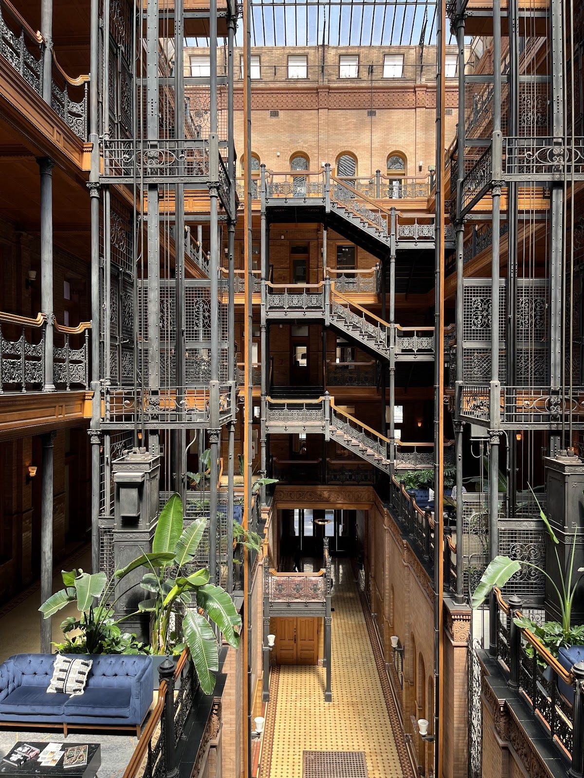 Bradbury Building interior, Los Angeles