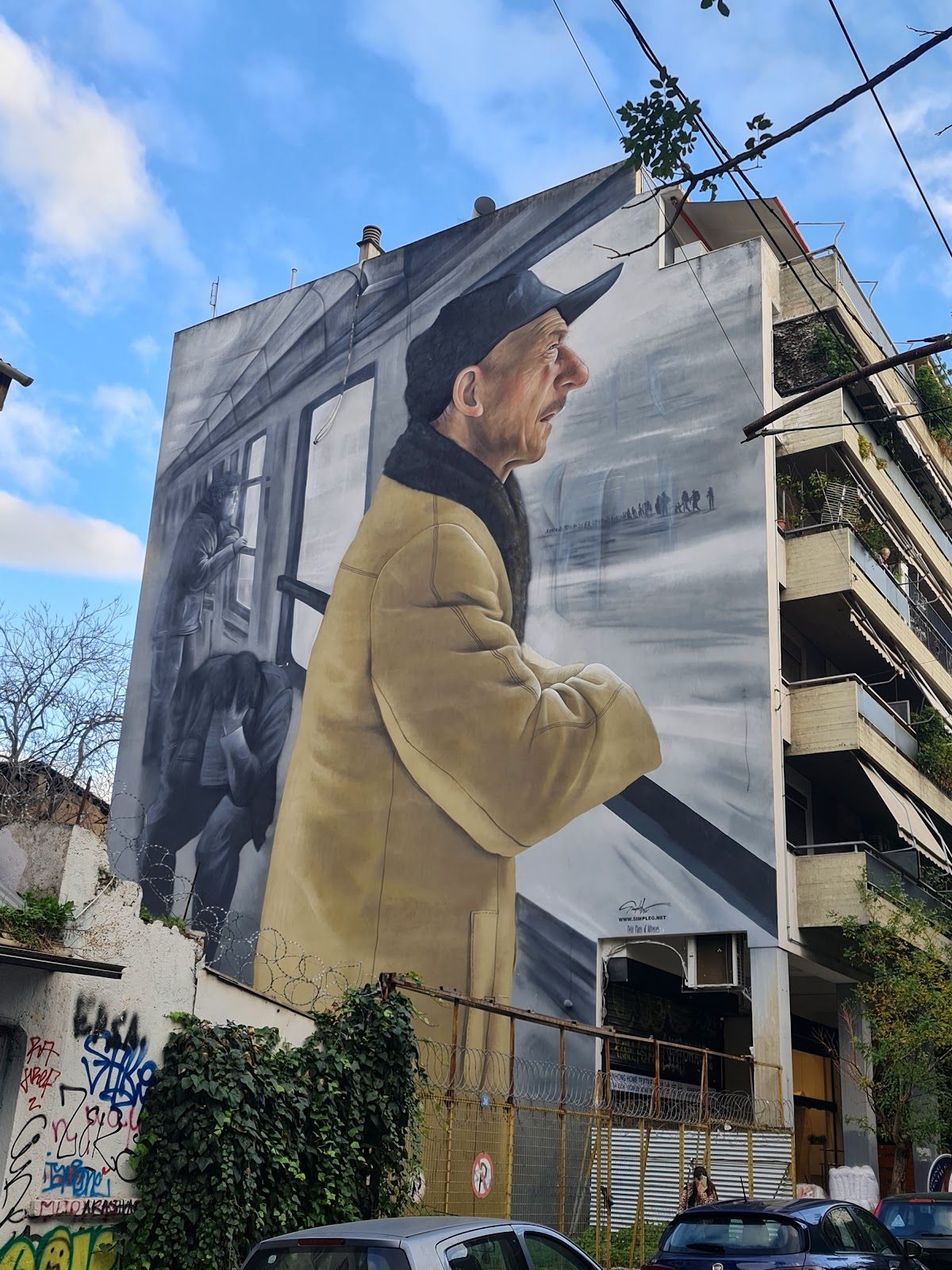 Psyrri neighborhood Athens street art, Greece