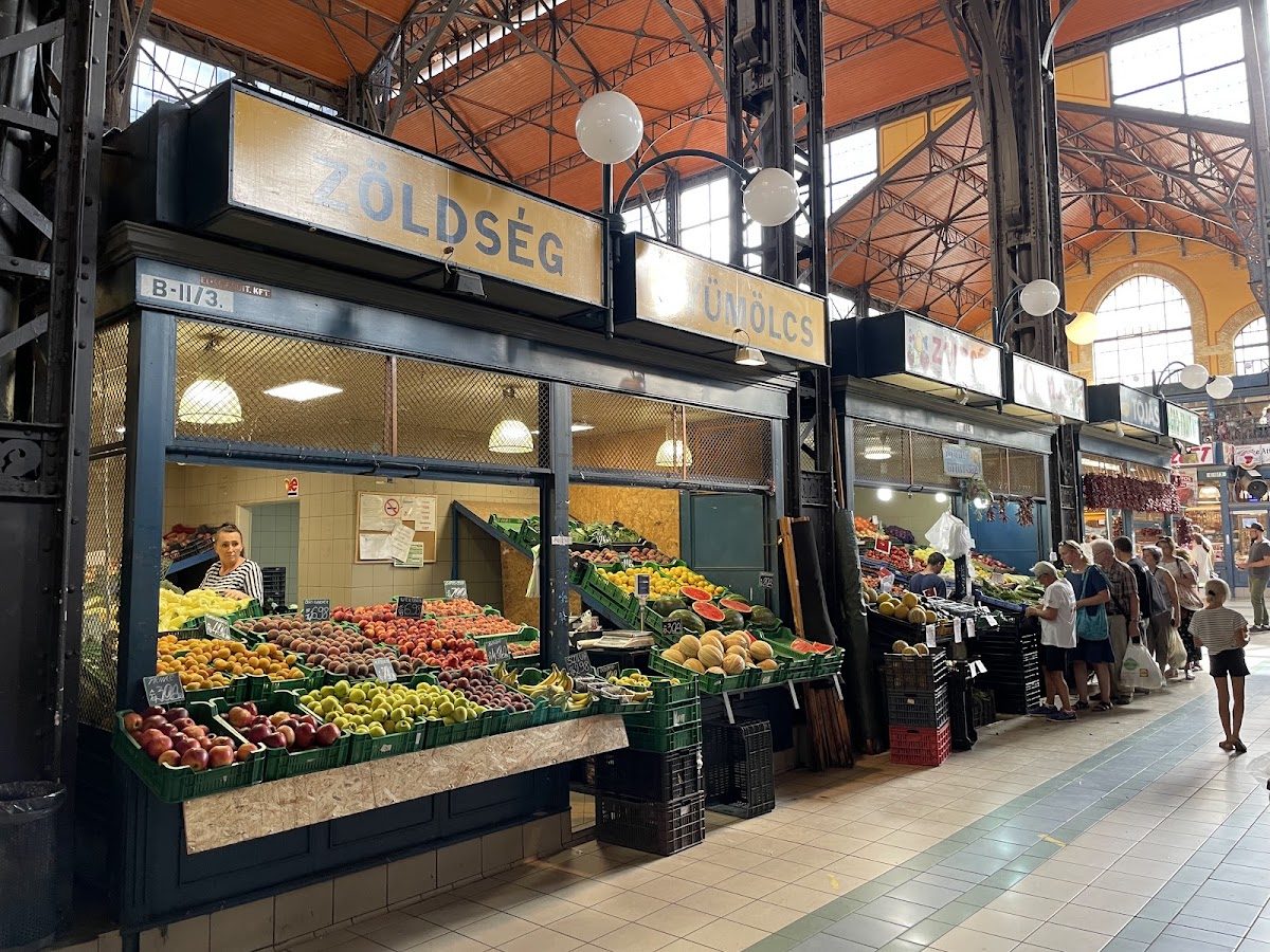 Great Market Hall Budapest interior, Hungary