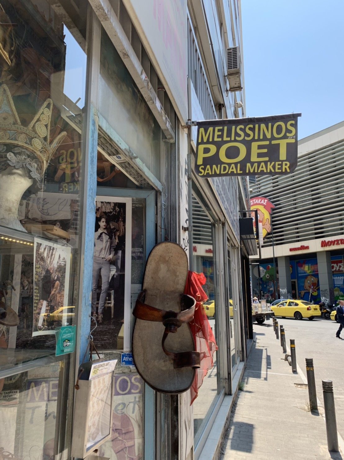 Melissinos Art The Poet Sandal Maker Athens, Greece