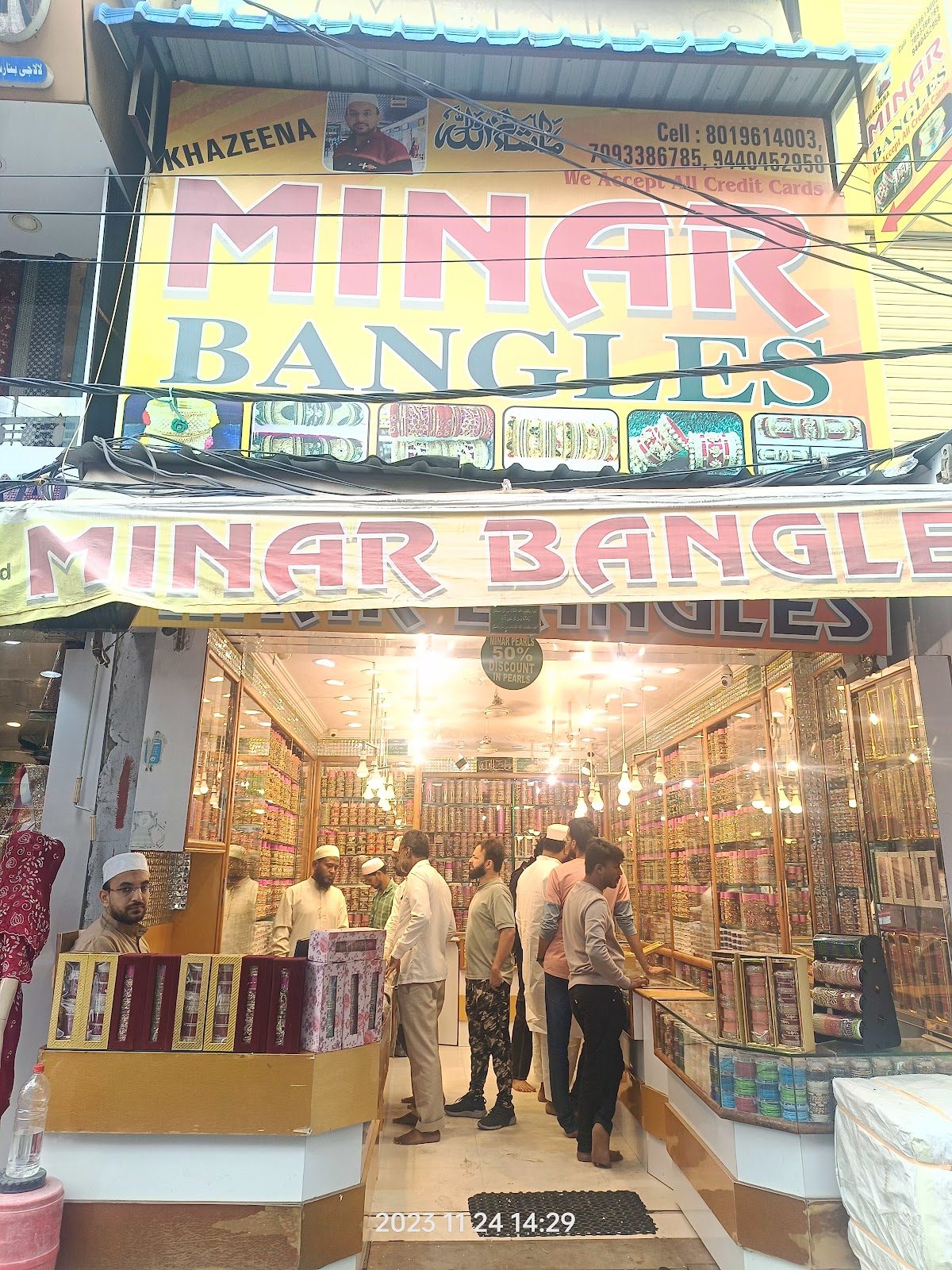 Laad Bazaar Hyderabad bangles, India