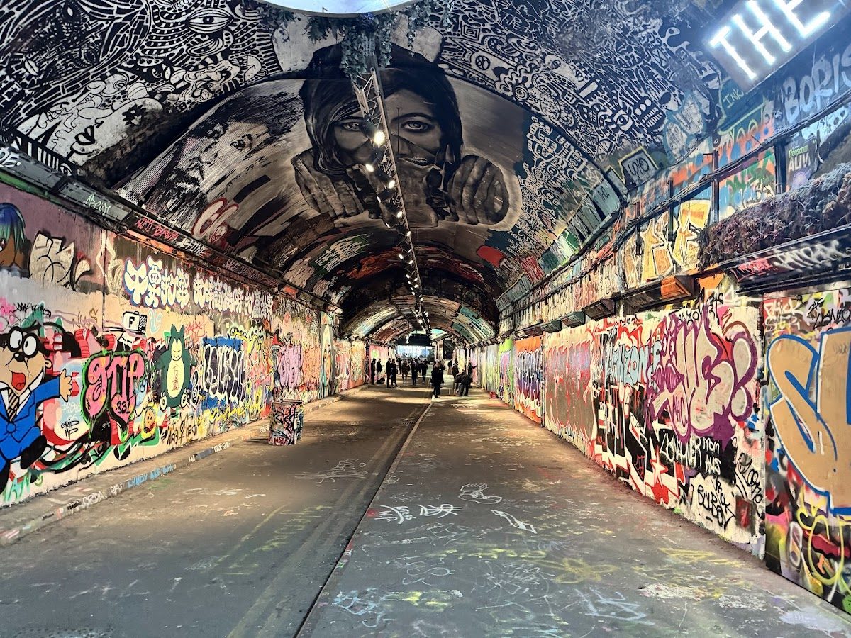 Leake Street Arches graffiti, London