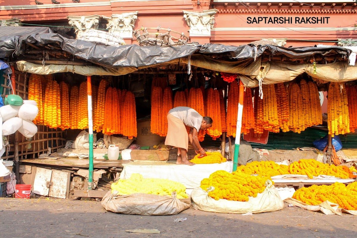 Mallick Ghat Flower Market, Kolkata