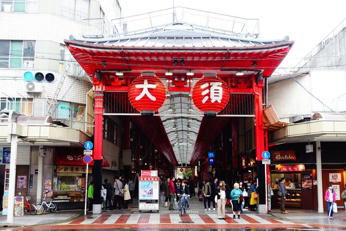 Osu Shopping District street food, Nagoya