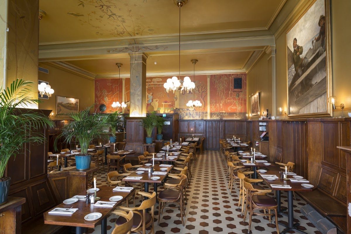 Pelikan restaurant Stockholm interior, Sweden