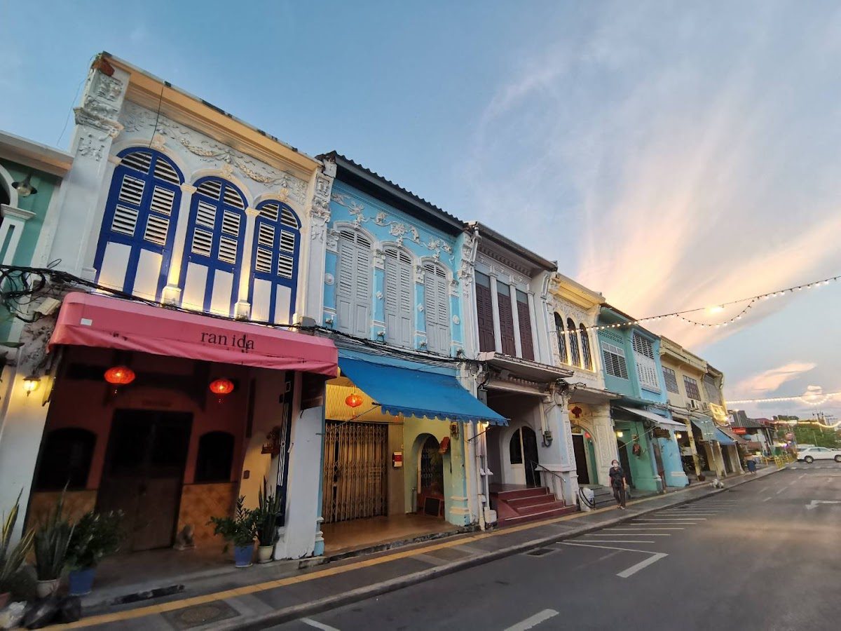 Phuket Old Town Thalang Road, Thailand