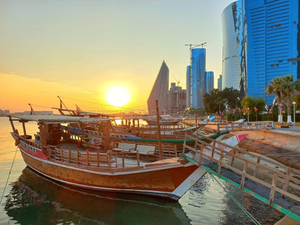 Doha Dhow Harbour boat ride, Qatar