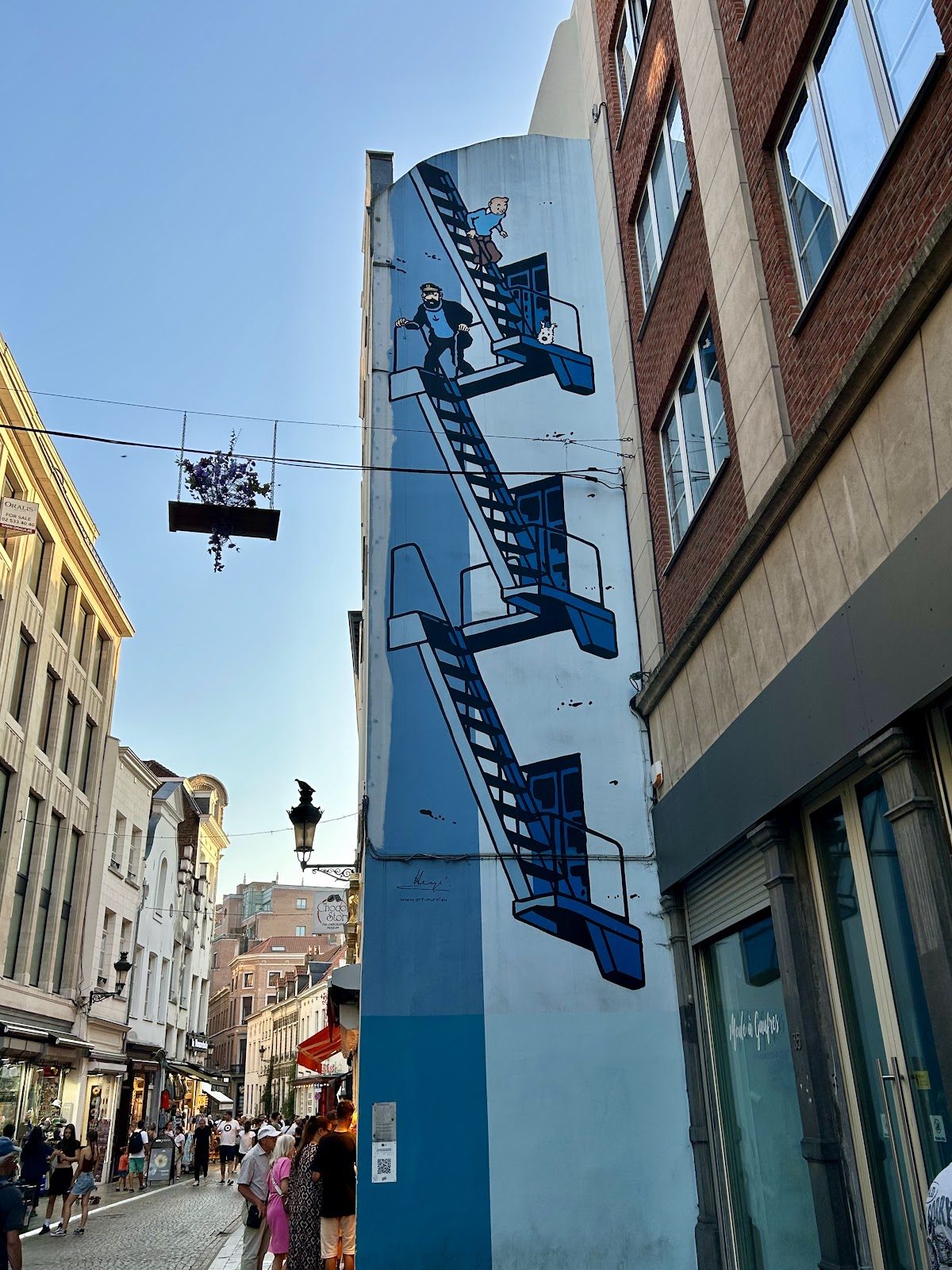 Brussels Comic Strip Murals, Belgium