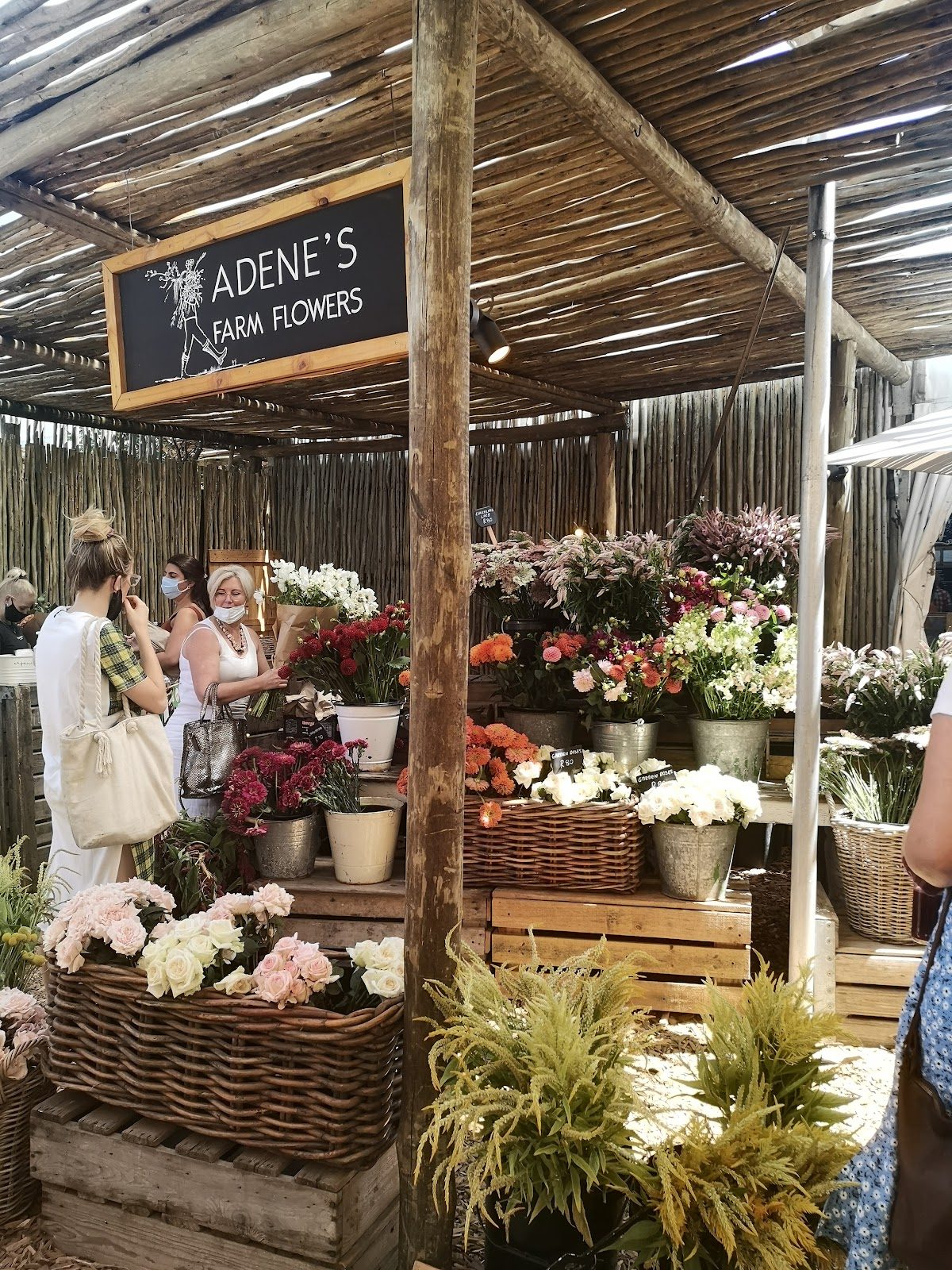 Oranjezicht City Farm Market food stalls, Cape Town