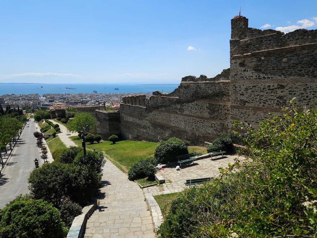 Ano Poli Thessaloniki Byzantine Walls, Greece