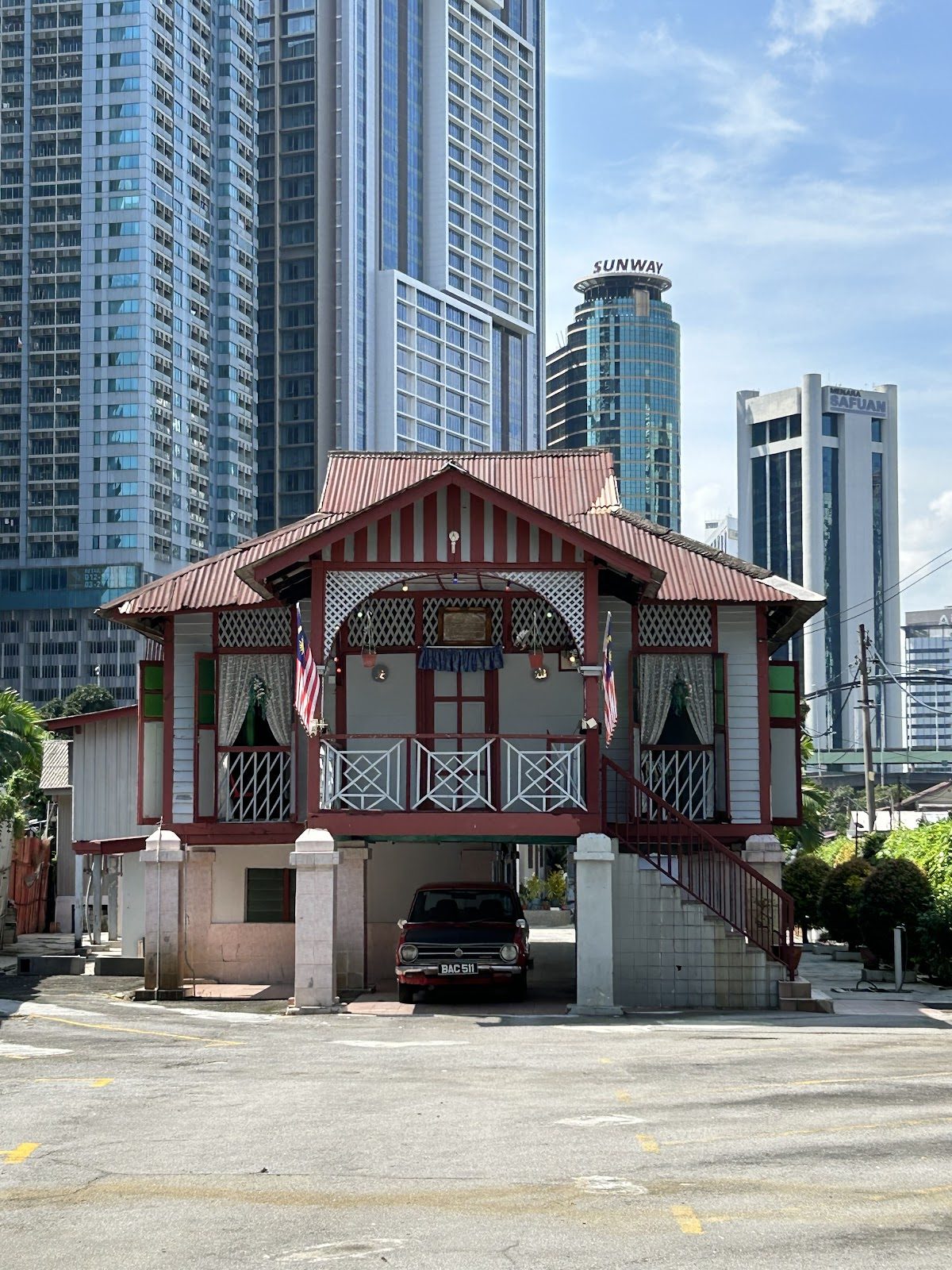 Kampung Baru Kuala Lumpur traditional houses, Malaysia