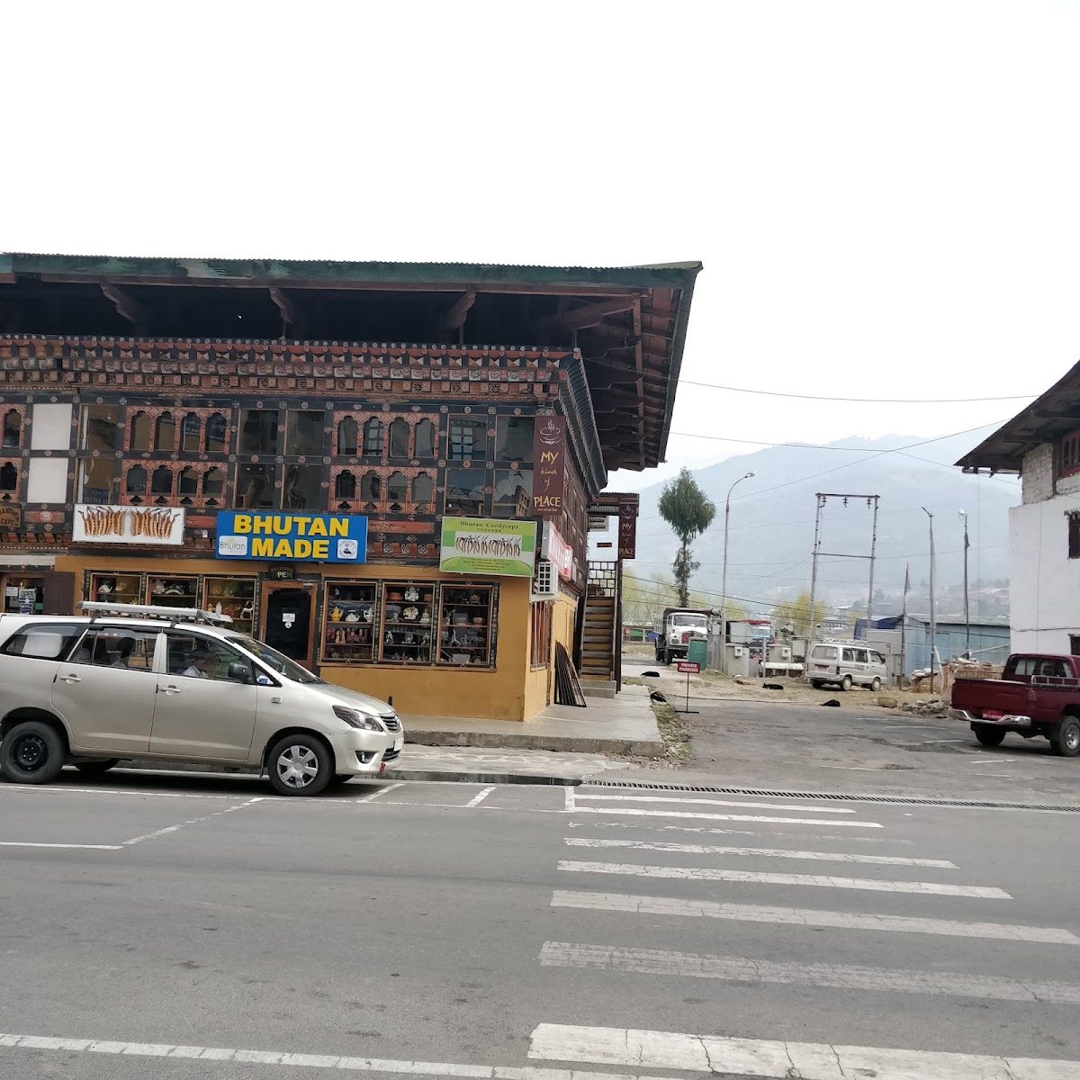 Paro Main Street crafts, Bhutan