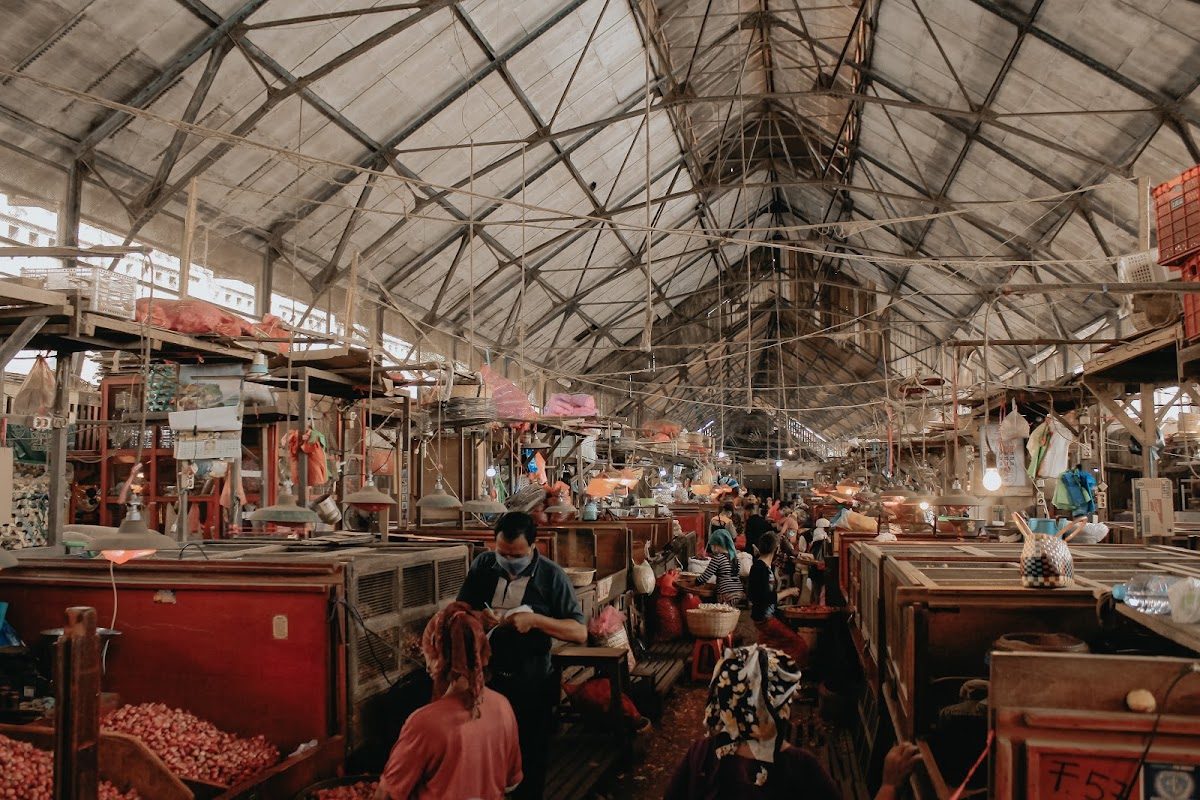 Pasar Pabean Surabaya, Indonesia