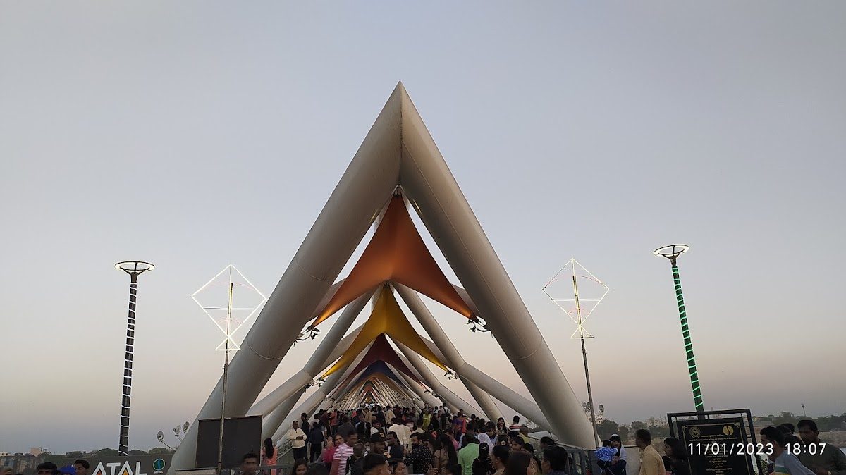 Atal Pedestrian Bridge Sabarmati Riverfront, Ahmedabad