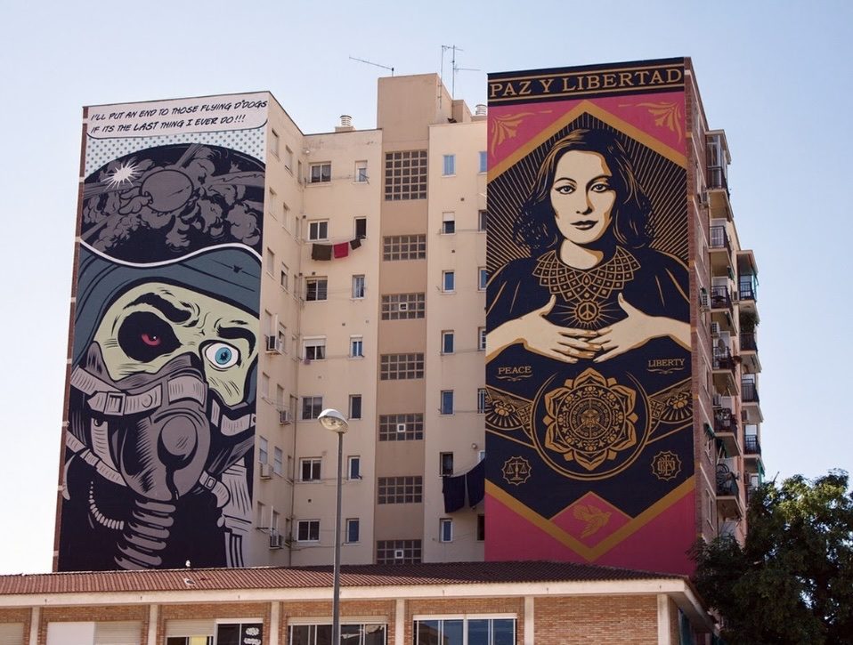 Soho Arts District Malaga street art, Spain