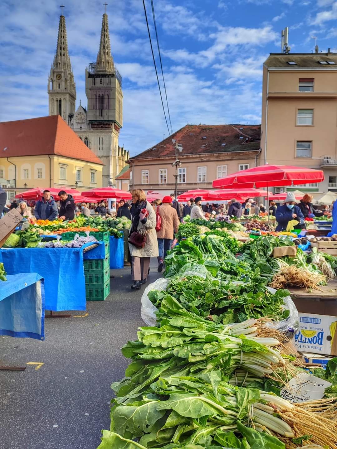 Dolac Market Zagreb, Croatia
