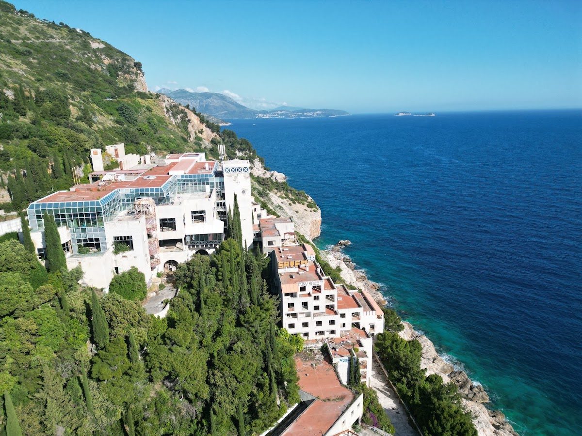 Abandoned Hotel Belvedere Dubrovnik, Croatia